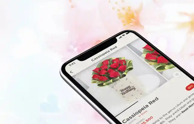 Desktop view of flora website.